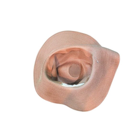 Vintage 1970s Sun Hat Tan Floppy Beach Doree of New York | 22 - Picture 5 of 10